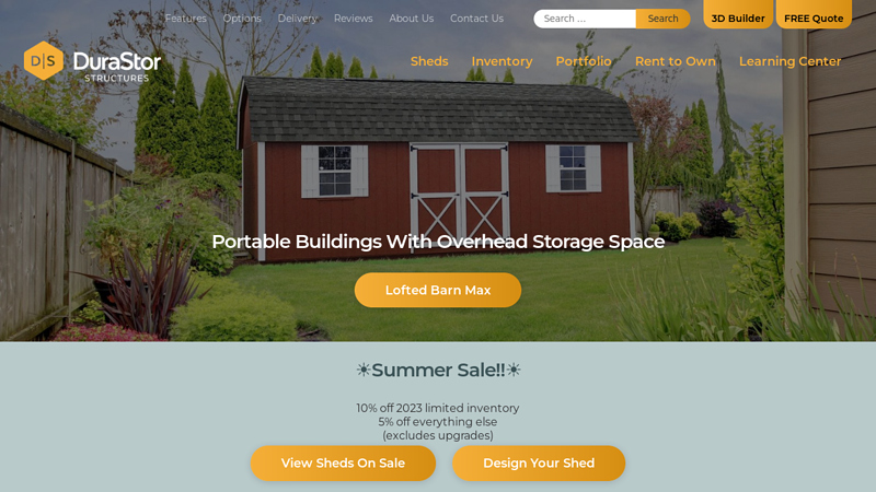Portable Storage Buildings in Georgia | DuraStor Structures