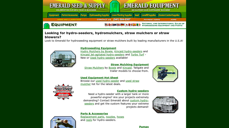 Hydro-seeders by Bowie, Kincaid, Turbo Turf
