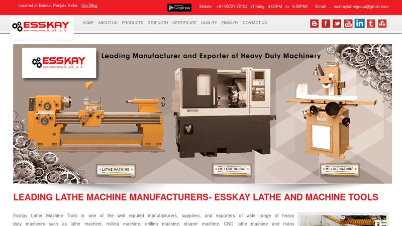 Lathe Machine, Heavy Duty Lathe Machine Manufacturer and Exporter