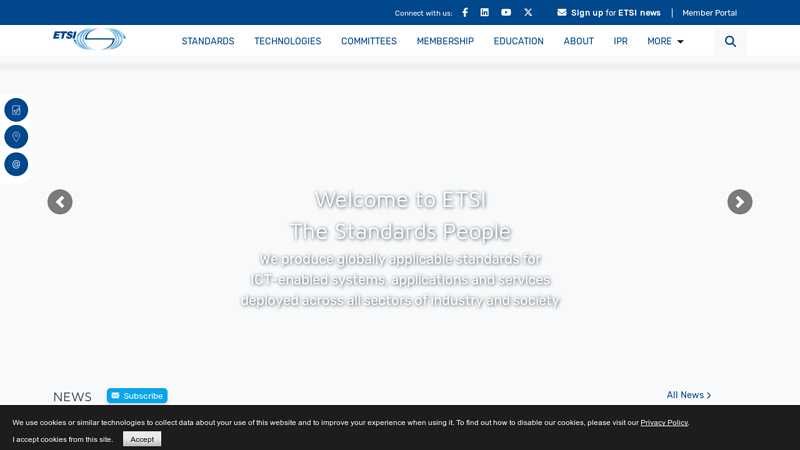 ETSI - Welcome to the World of Standards!