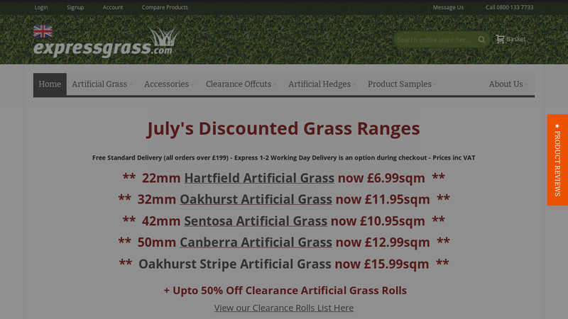 expressgrass? - Artificial Grass - Next Working Day Delivery across the UK.