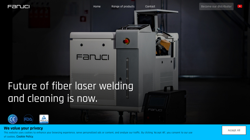 Fanuci - fiber laser welding and cleaning technology