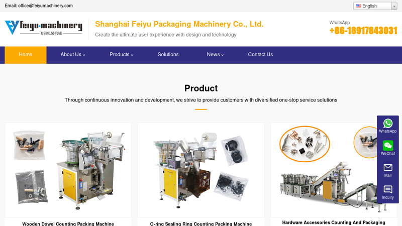Feiyu Machinery-Hardware Packaging Machine Manufacturer; Home - Feiyu Packing Machine