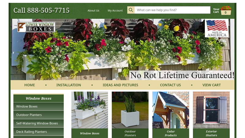 Window Boxes, Flower Boxes, & Planters | Flower Window Boxes