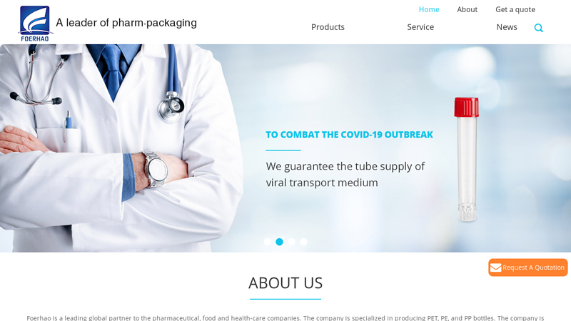 PET, PE, PP Pill Bottle Supplier-Foerhao