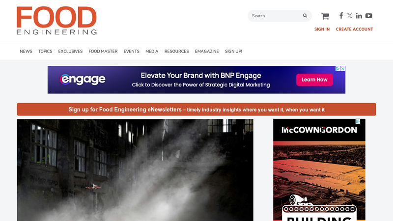 FOOD ENGINEERING | Covers the food and beverage processing industry | Food Engineering