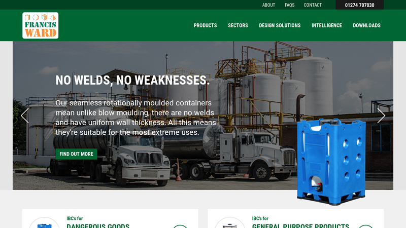 IBC Container & Tank Manufacturers | Francis Ward