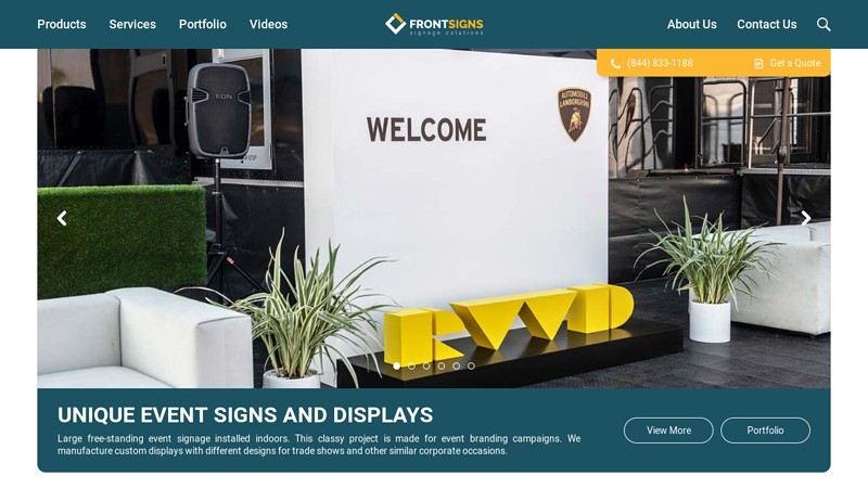 Front Signs | Los Angeles Sign Making Company, Operating US-Wide