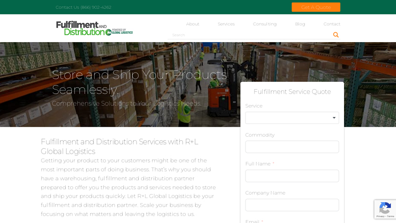 Fulfillment And Distribution | R+L Global Logistics