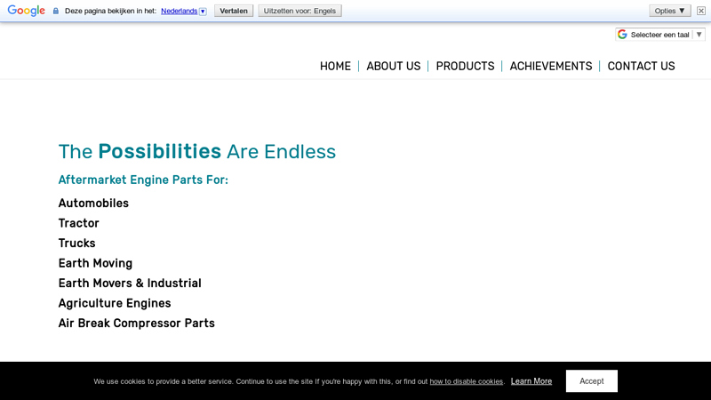 Geco Trading Corporation Pvt Ltd - After market Engine Parts in Original Quality