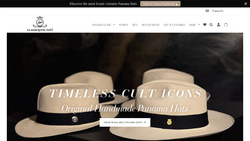 Genuine Panama Hats & Montecristi Specialist | UK
