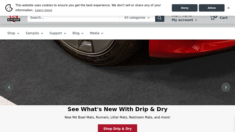 G-Floor Polyvinyl Garage Flooring and Outdoor & Marine Flooring