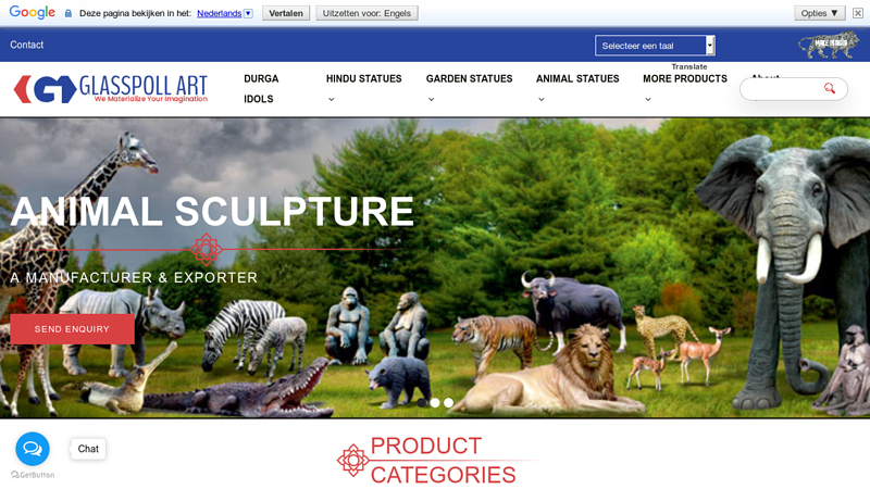 Fiberglass Durga Idol Manufacturer | Fiberglass Sculpture manufacturer