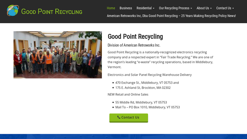 Good Point Recycling - New England Electronics Recycling
