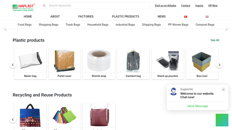 Plastic bag manufacturer & Supplier in Vietnam ? HAPLAST