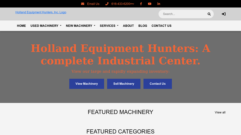 Your Family Owned Machinery Partner in West MI & Nationwide!