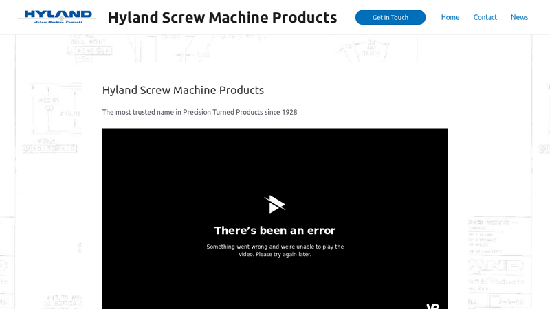 Hyland Screw Machine Products - Hyland Screw Machine Products