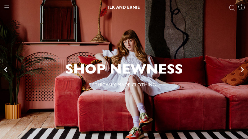 ILK + ERNIE | Ethical Sustainable Womenswear C ILK AND ERNIE