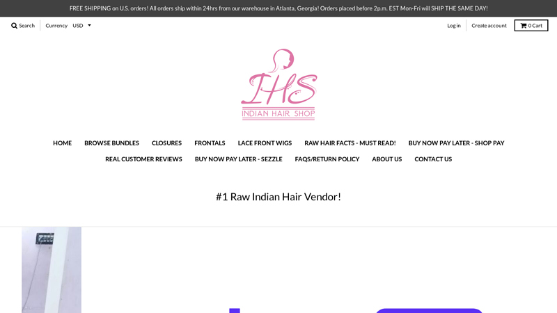 100% Raw Virgin Indian Hair | Authentic Raw Temple Hair