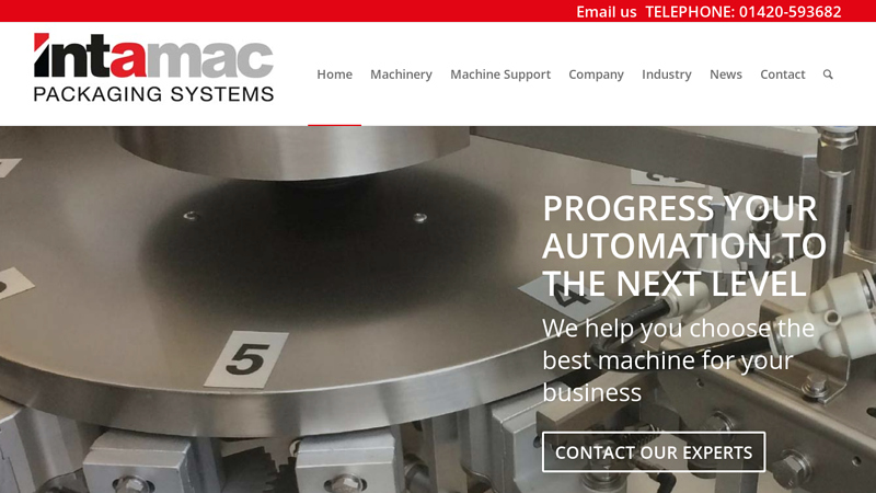 Intamac Packaging Systems C packaging machinery solutions in the UK