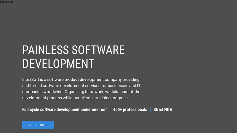 Software Product Development Company - IntexSoft