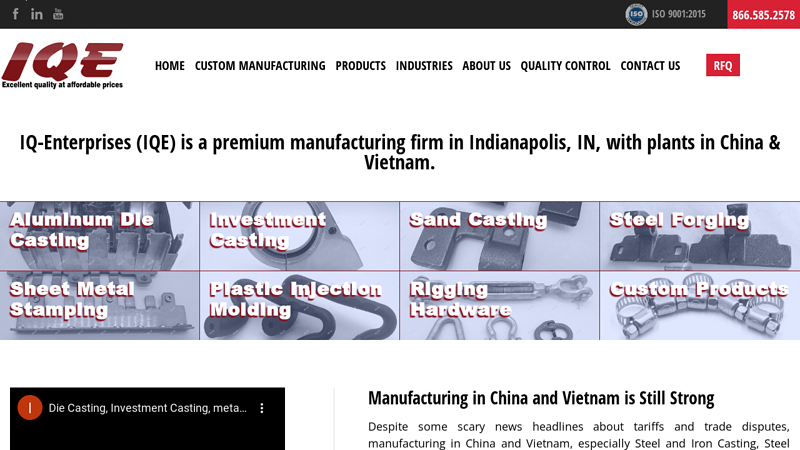 Home | Industrial Parts & Components | IQ Enterprises