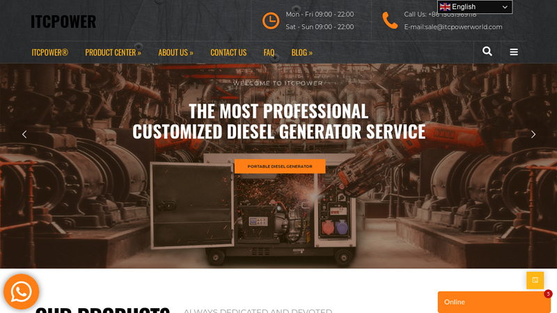 ITCPOWER-Diesel Generator,Mobile Light Tower,Best Manufacturer