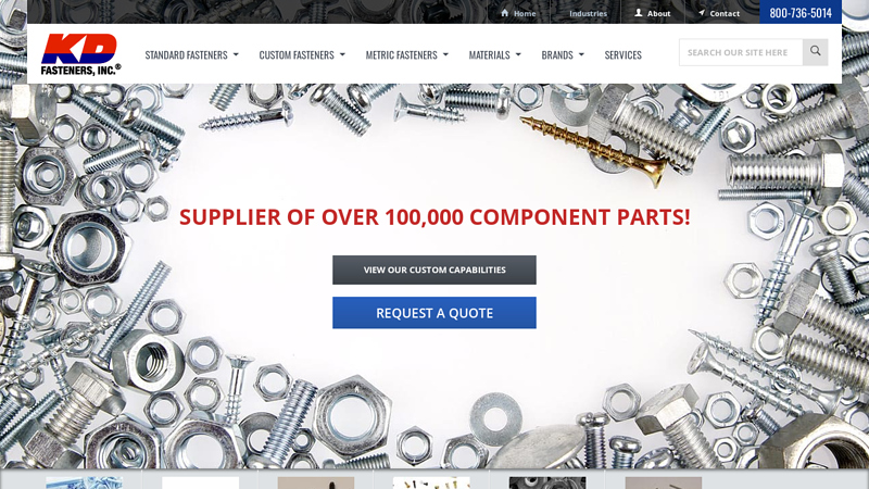 Fastener Supplier - Nuts and Bolts Manufacturer | KD Fasteners, Inc.?