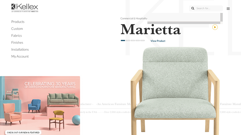 Industry-recognized Leader in American Furniture Manufacturing | Kellex