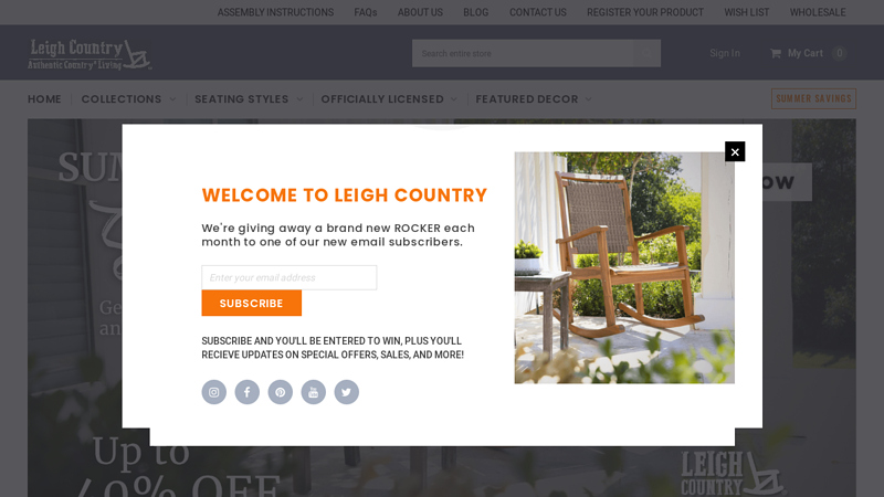 LEIGH COUNTRY? Furniture - Authentic Country Living C Leigh Country