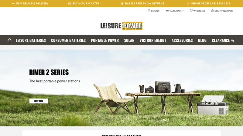 Leisure Power - leisure batteries and solar products | Leisure Power