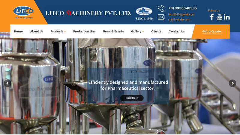 Top manufacturer of Ampoule filling & Sealing Machine, Auto Coater in Kolkata-India, Litco Machinery; Litco Machinery Pvt. Ltd. Top manufacturer of Ampoule filling & Sealing Machine,Ayurvedic Oil Manufacturing plant,Capsule Prouduction Line,Eye drop Filling, plugging & capping machine,Mini Double cone blender in Kolkata-India