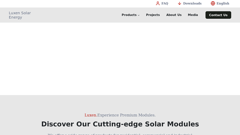 Home - Solar Modules - Luxen Solar Energy
