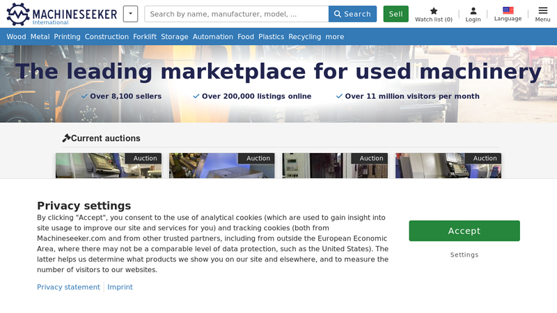 Machineseeker - 200,000 new and used machines online