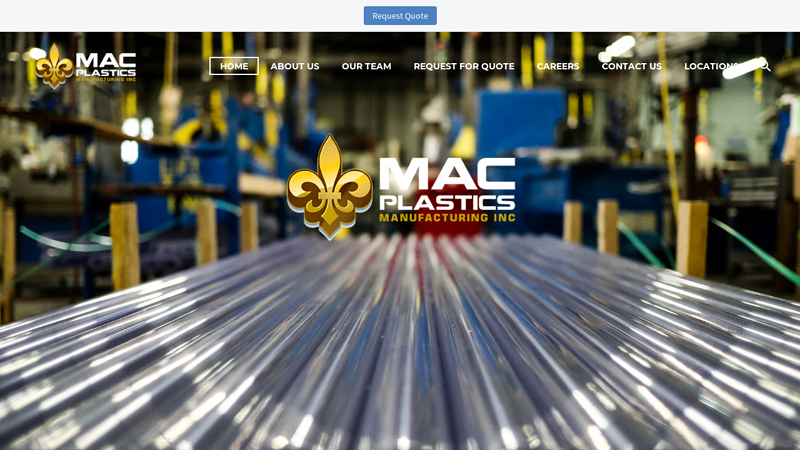 MAC Plastics Manufacturing Inc | Injection Molding | Extrusion | Fabrication | Design
