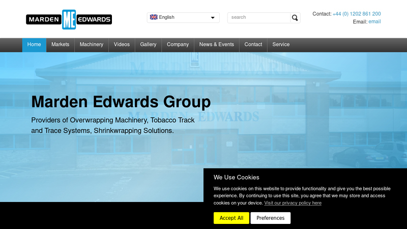 Overwrapping Systems, Packaging Machines | Marden Edwards