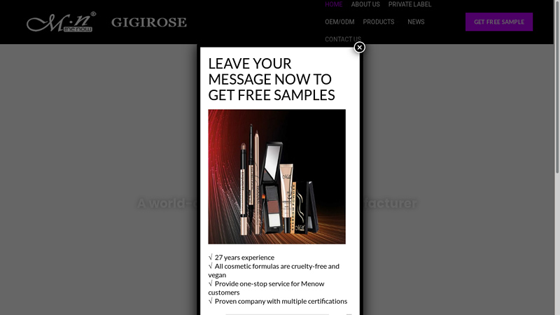 Best Makeup Brands MeNow Is OEM Cosmetic Manufacturer In China