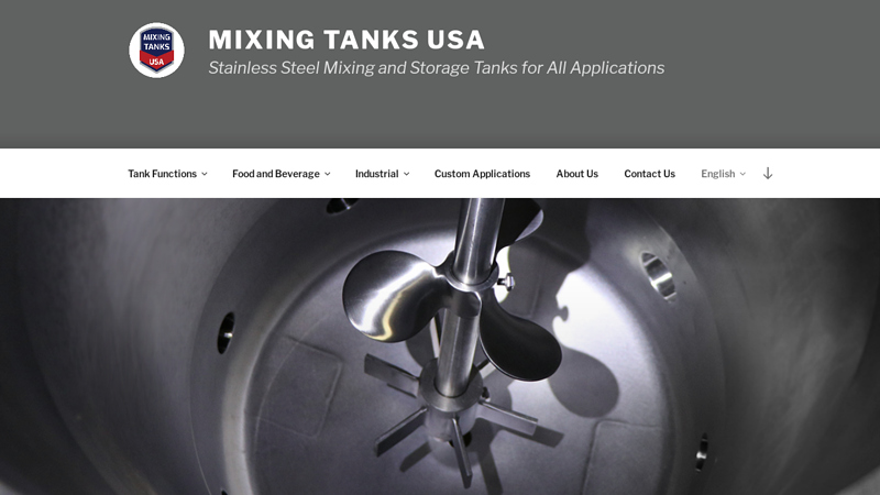 Mixing and Storage Tanks Made from Stainless Steel by Mixing Tanks USA
