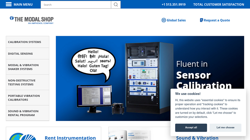 The Modal Shop Sound and Vibration Sensing Solutions