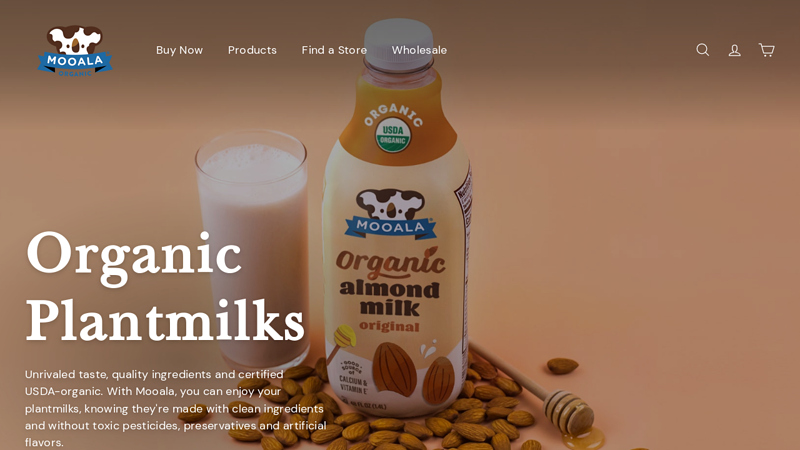 Mooala | Organic Plant Based Milk for the Whole Family C Mooala Brands