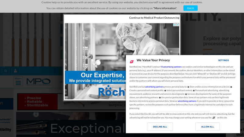 Your online source for medical device product information | Medical Product Outsourcing