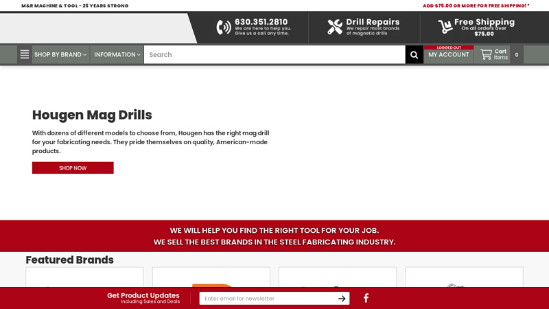 M & R Machine & Tool | Machinery & Tooling for Steel Fabrication Industry