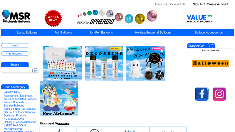 MSR Wholesale Balloons - Balloons For Every Occasion