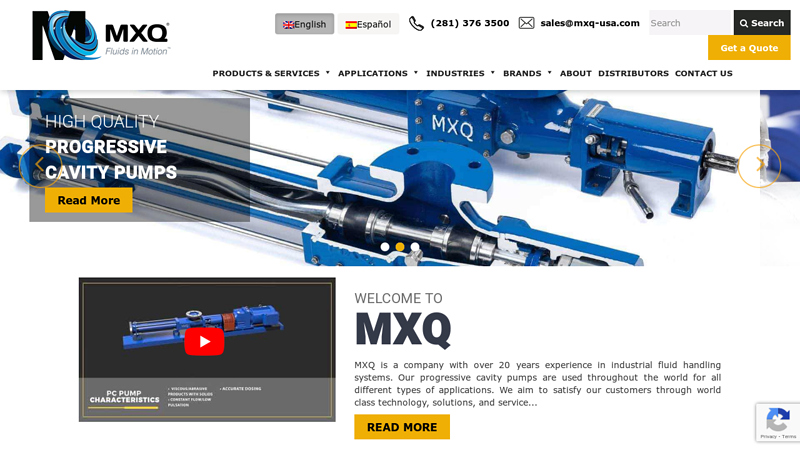 Progressive Cavity Pumps | Pumps Manufacturer in USA C MXQ.