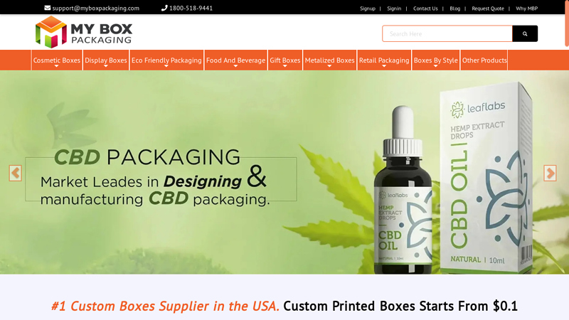 Custom Boxes & Custom Printed Packaging Solutions