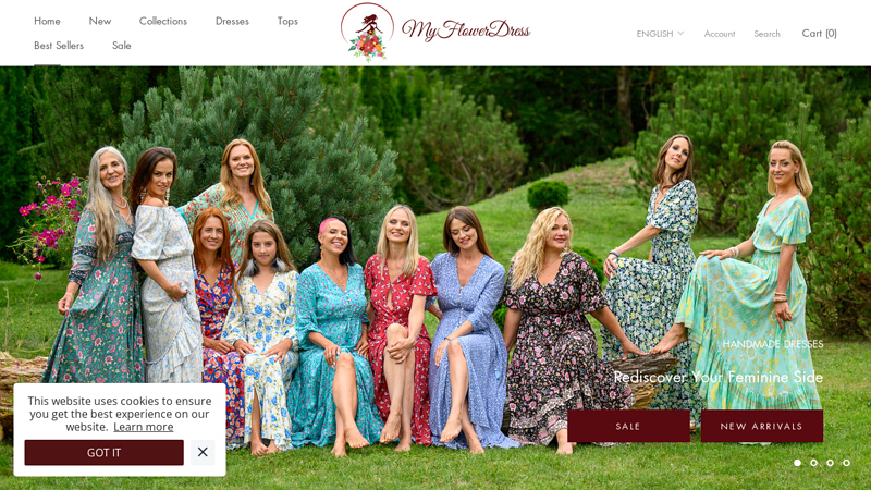 My Flower Dress | Handmade Colorful Dresses
