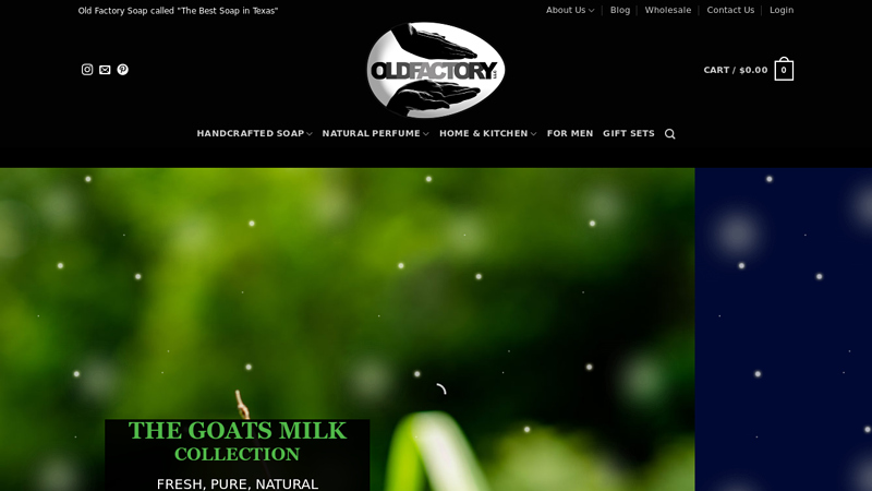Old Factory Soap | Naturally Driven Handmade Soap & Perfume