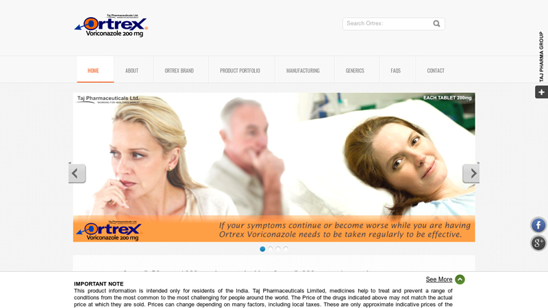 Ortrex? (Voriconazole 200mg tablets), VORICONAZOLE - ORAL (Ortrex) side effects, medical uses, and drug interactions, Ortrex (voriconazole) dosing, indications, interactions, adverse effects and more, Voriconazole Use Guidelines, Voriconazole for fungal infections, Easy to read patient leaflet for voriconazole tablets, voriconazole tablets manufacturer in india, ORTREX (voriconazole) tablet, film coated [Cardinal Health], voriconazole oral : Uses, Side Effects, Interactions, Pictures, voriconazole side effects, voriconazole tablets, voriconazole price, voriconazole api, voriconazole dose, voriconazole treatment, voriconazole iv cost, voriconazole mucor, voricanazole tablets manufacturer, voricanazole tablets supplier, voricanazole export, import voricanazole, Generic voricanazole tablets, manufacturer, voricanazole tablets, voricanazole tablets price manufacturing possibilities, medicine, health, uses, voricanazole trials, voricanazole manufacturing, voricanazole India, trading, voricanazole product, voricanazole supplier, supple, suppliers, vendor, vendors, price, prices | Taj Pharma Group