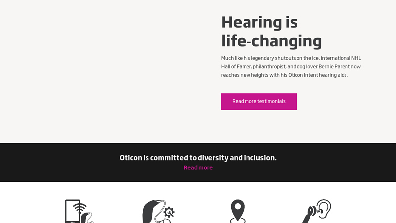 Hearing aids, information on hearing loss and tinnitus | Oticon