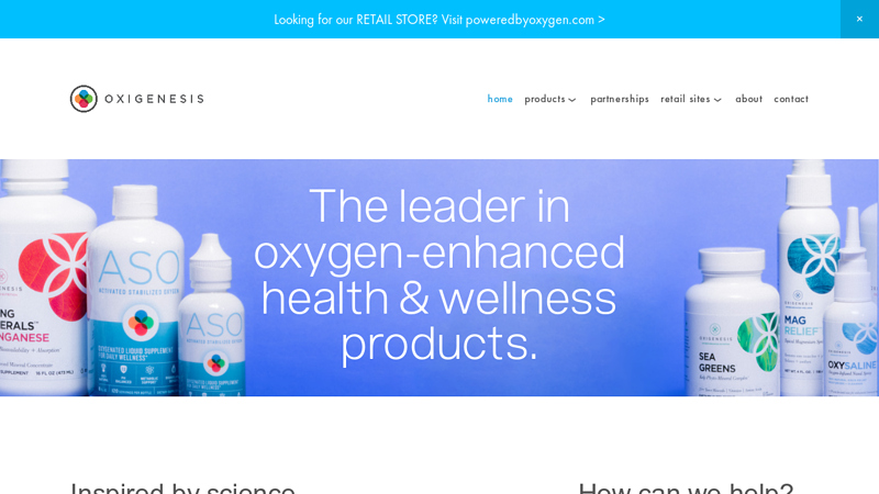 Oxigenesis Inc - Oxygen Nutrition, Oxygenated Water, Activated Stabilized Oxygen